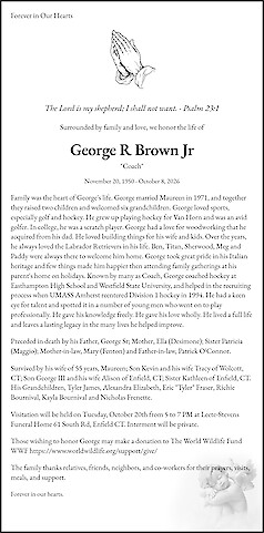 Obituary George R Brown Jr