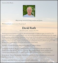 Obituary David Rath