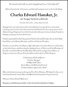 Obituary Charles Edward Honaker, Jr.