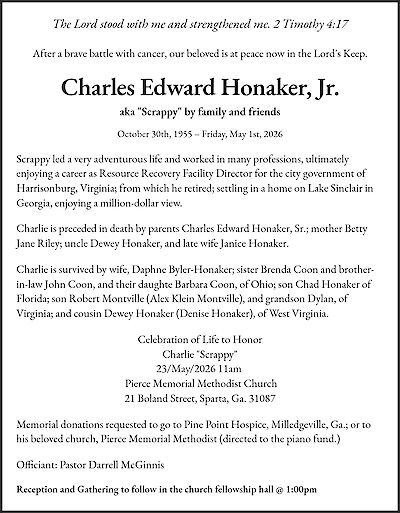 Charles Edward Honaker, Jr.