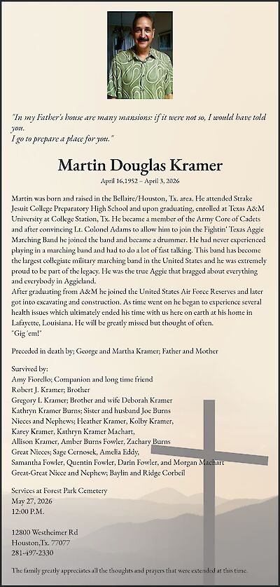 Martin Douglas Kramer