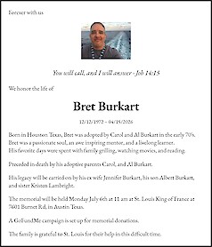 Obituary Bret Burkart